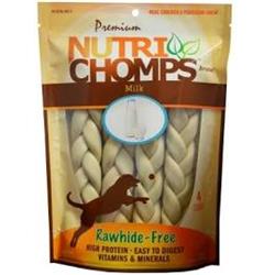 Scott Pet Products Tt98816 9 In. Chomp Milk Flavor Braid - 4 Count