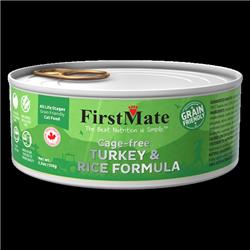 Fi22064 5.5 Oz Free-run Turkey With Rice Cat Food