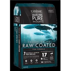 Cd01855 Pure Ancestral Grain Free Fish Formula With Salmon, Mackerel, & Pacific Whiting Raw Coated Dry Dog Food - 4 Lbs