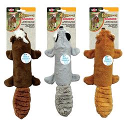 Ep04236 17 In. Skinneeez Forest Animals Shakers Dog Toy - 12 Piece