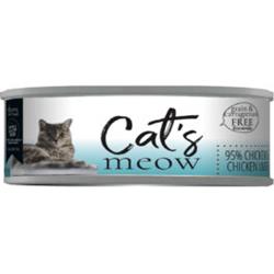 Dp11786 5.5 Oz Cats Meow 95 Percent Chicken & Chicken Liver - Case Of 24