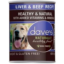 Dp11796 22 Oz Naturally Healthy Liver & Beef Canned Dog Food - Case Of 12