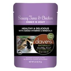 Dp11760 2. 8 Oz Cat Saucy Tuna & Chicken Gravy, Case Of 24