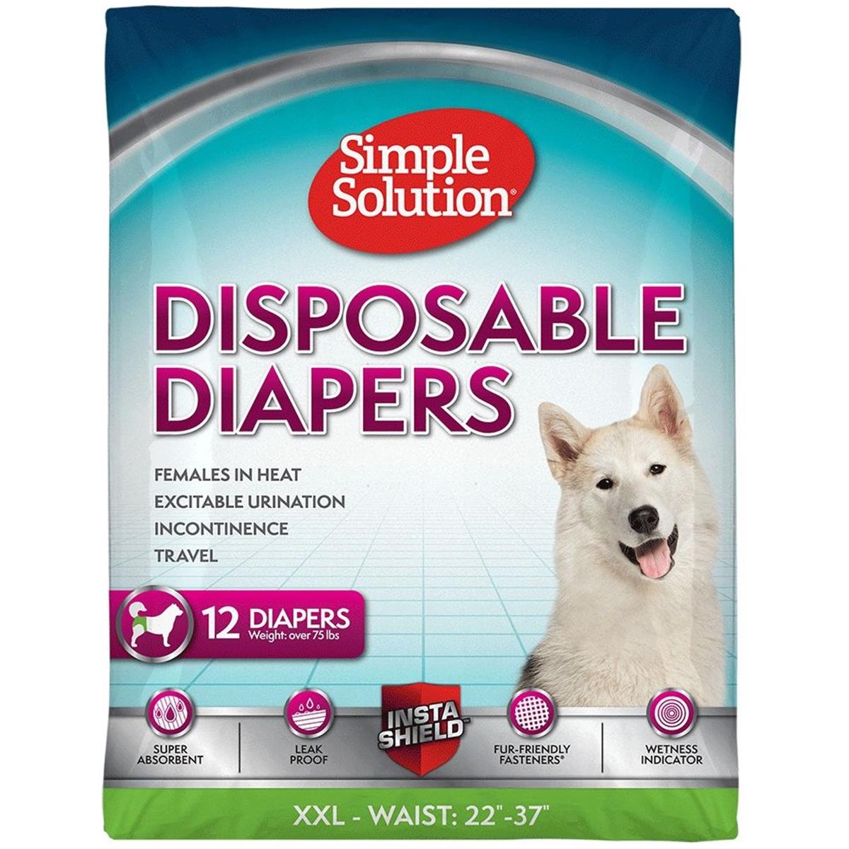 Br10661 2xl Disposable Diapers, Pack Of 12