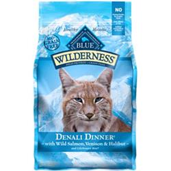 Bb12380 4 Lbs Wilderness Denali Dinner Wild Salmon, Venison & Halibut Recipe Dry Cat Food