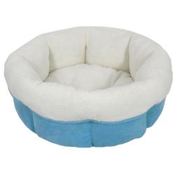 Ar07402 Peanut Puppy Bucket Cat Bed - Blue, Large