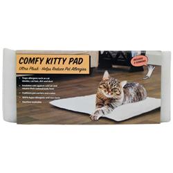 Ar17249 Cat Kitty Pad - White, Pack Of 2