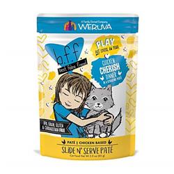 Wu01455 3 Oz Best Feline Friend Play Cherish Pouch Cat Food, Pack Of 12