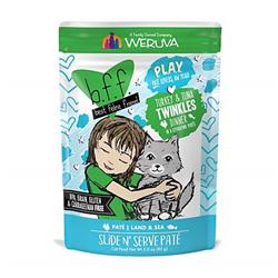 Wu01532 3 Oz Best Feline Friend Play Twinkles Pouch Cat Food, Pack Of 12