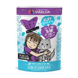 Wu01534 3 Oz Best Feline Friend Play Ta Da Pouch Cat Food, Pack Of 12