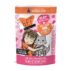 Wu01581 3 Oz Best Feline Friend Play Shhh Pouch Cat Food, Pack Of 12