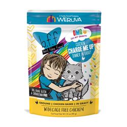 Wu01628 3 Oz Best Feline Friend Omg Charge Me Up Pouch Cat Food, Pack Of 12