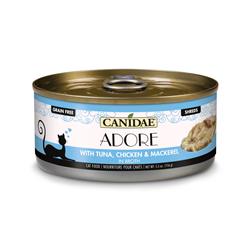 Cd10241 5 Oz Adore Cat Food Can - Tuna, Chicken & Mackerel - Case Of 24