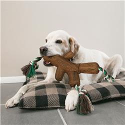 Kc47582 Fetch Stix Toy With Rope Brown - Small