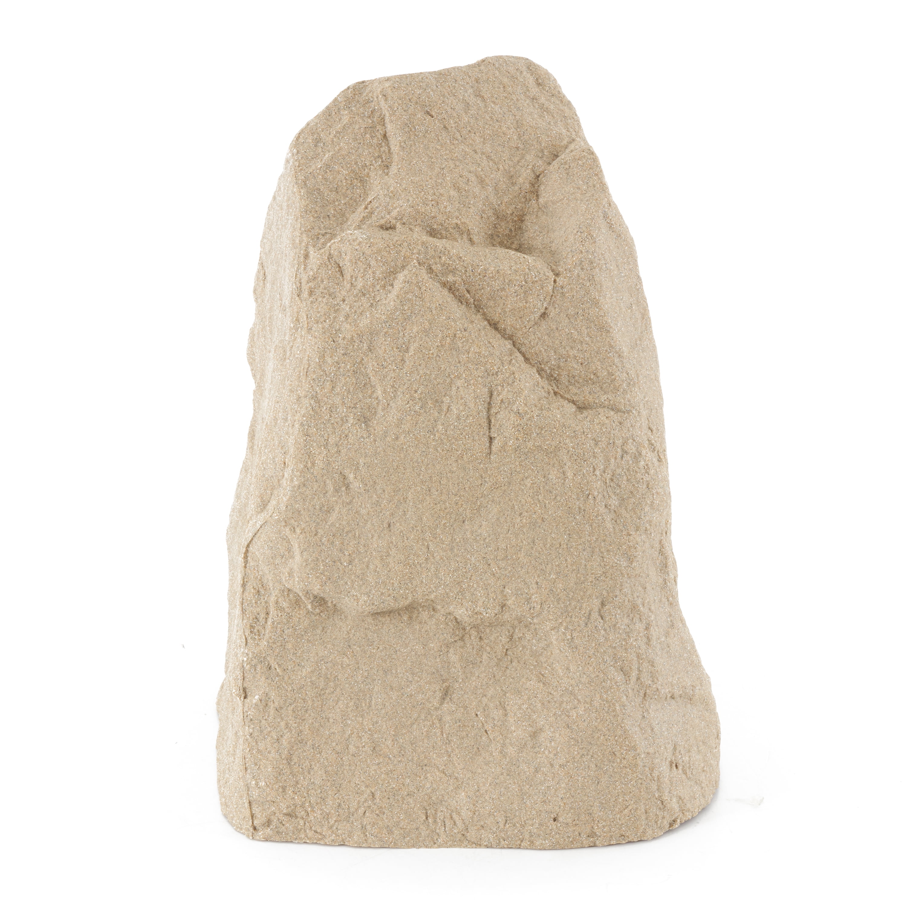 00231 21.5 X 18 X 16 In. Receptacle Poly Rock Cover & Decorative Garden Accent, Sandstone