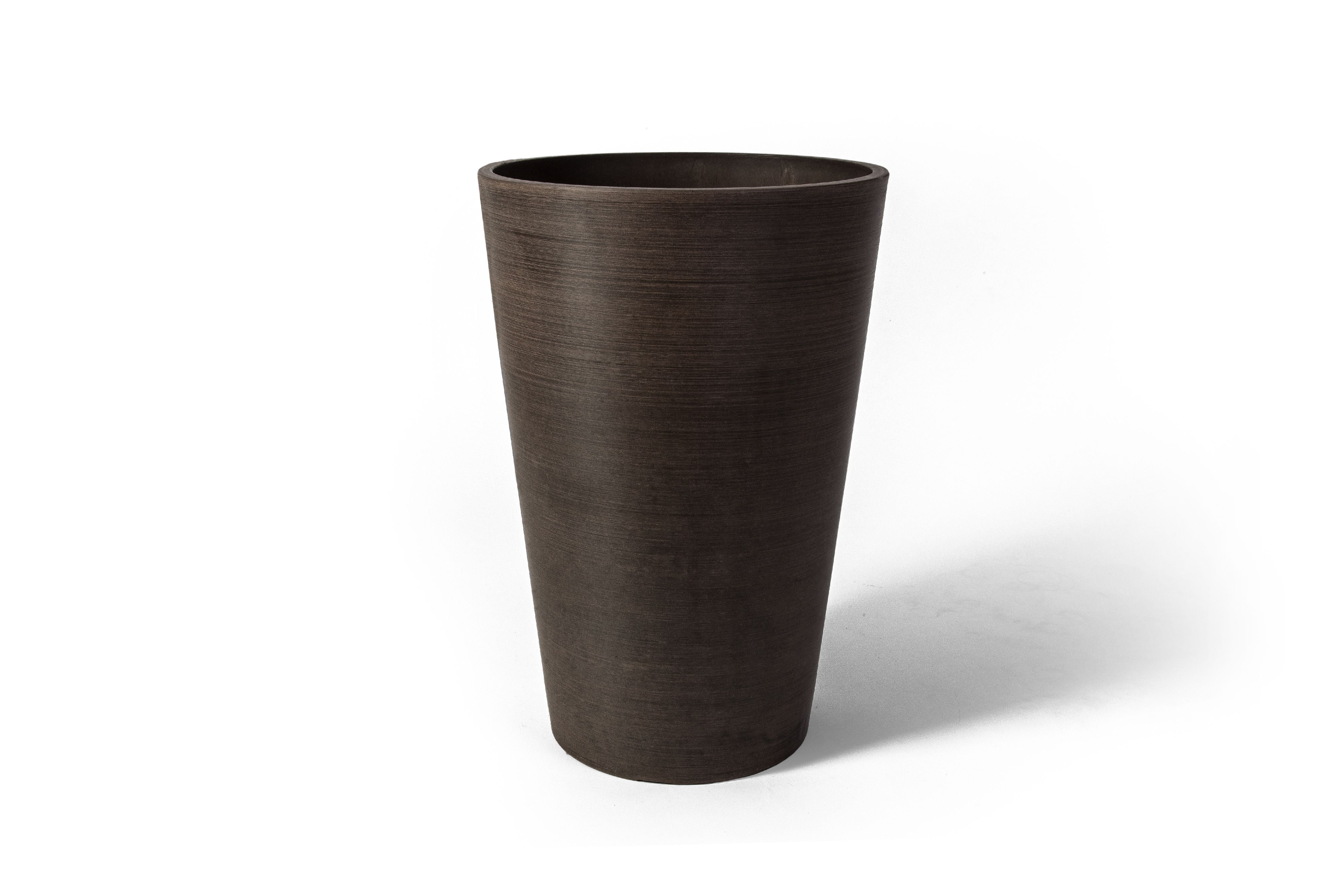 16140 24 X 16.5 X 16.5 In.valencia Round Planter Pot, Textured Brown