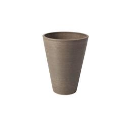 16825 13 X 10 X 10 In. Valencia Round Planter Pot, Textured Taupe