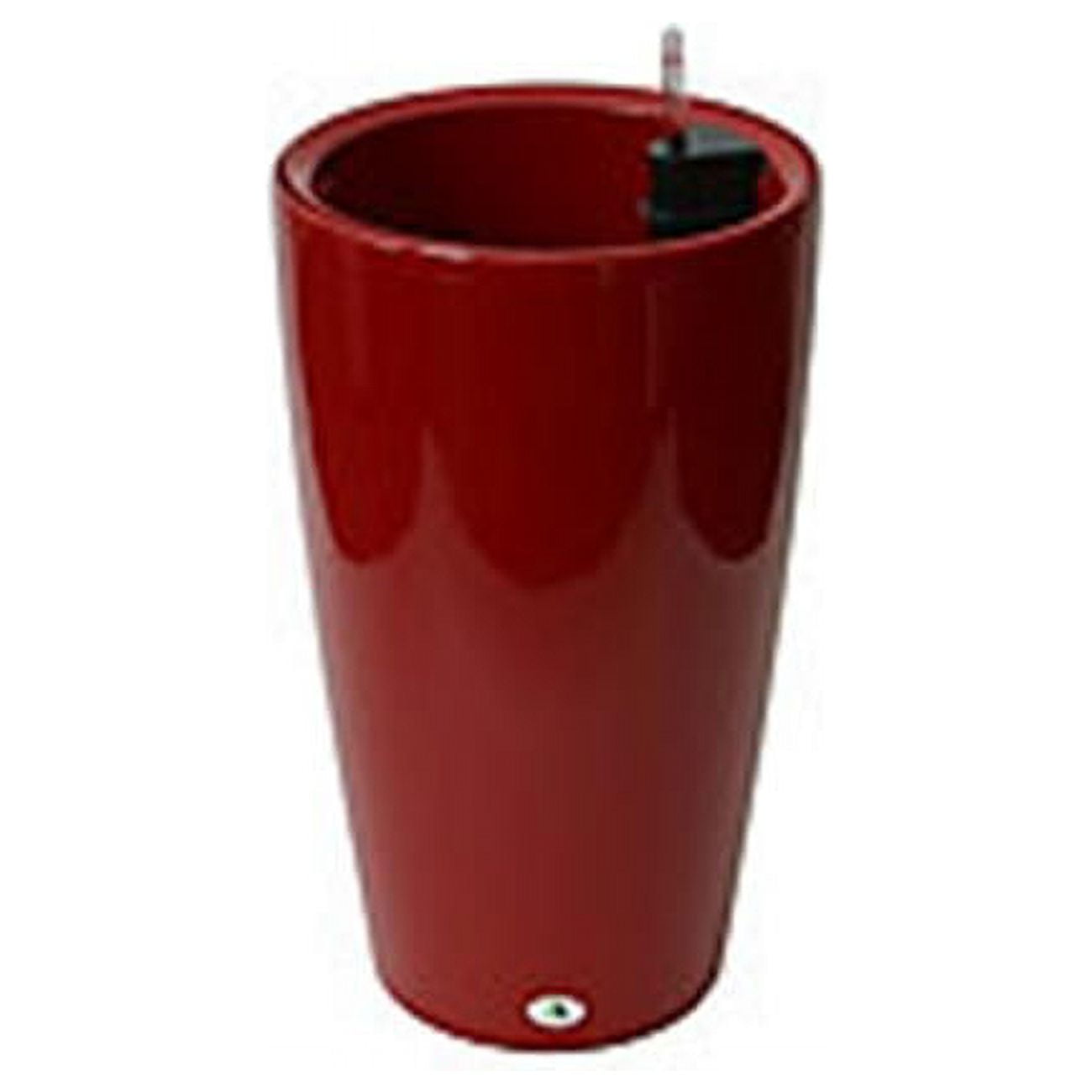 22504 22 In. Dia. Self Watering Round Modena, Gloss Red