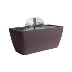 36311 50 Gal Manhattan Contemporary Brownstone Patio & Deck Pond Water Feature Kit With Light