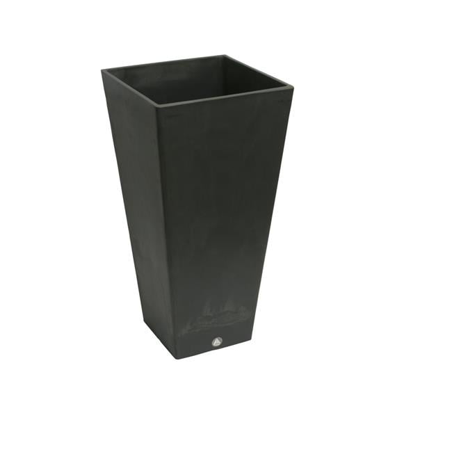 UPC 067151172413 product image for 17241 16 x 32 in. Valencia Square Taper Planter with Elevated Plant Shelf - Slat | upcitemdb.com