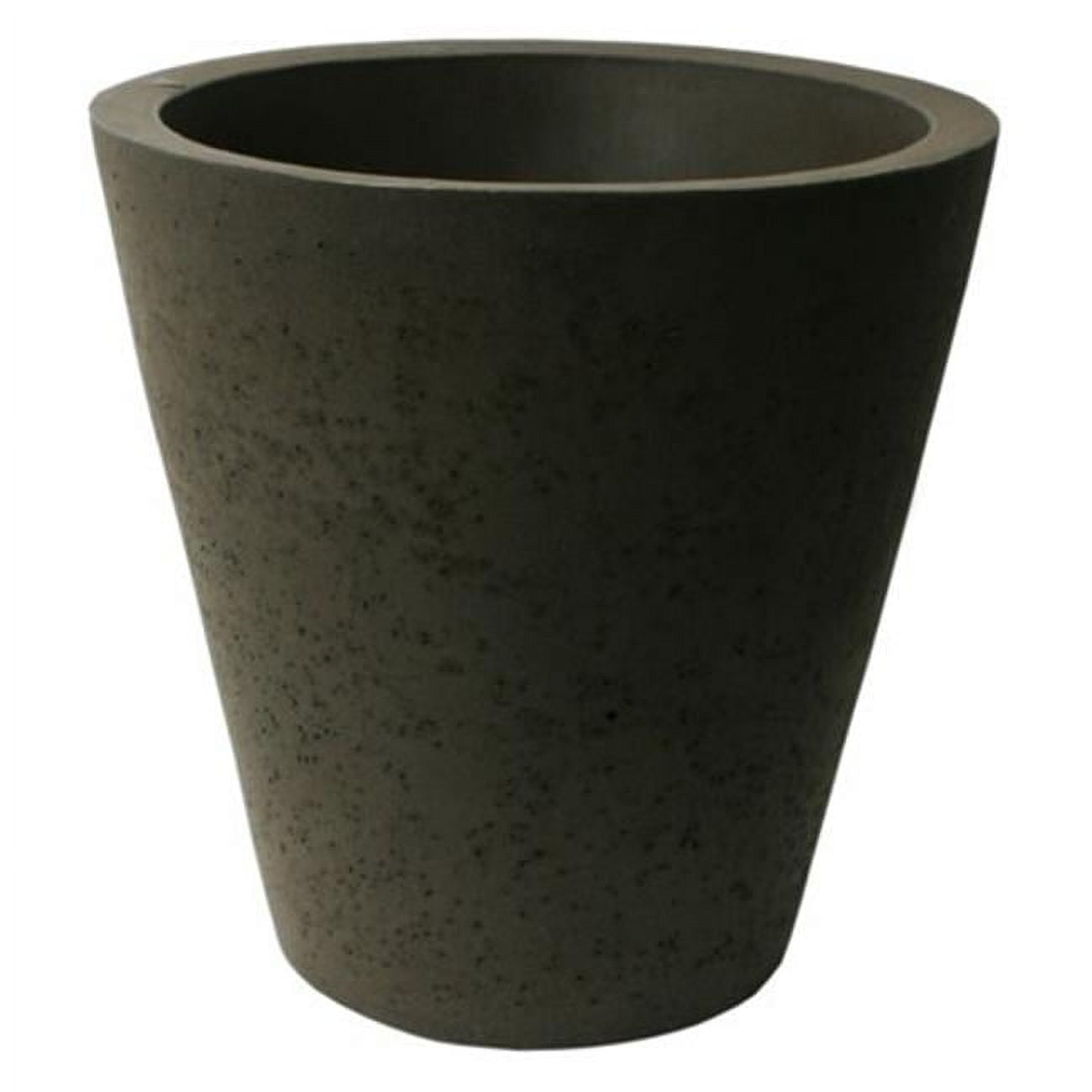 89317 20.5 X 20 In. Crete Self Watering Planter - Concrete Texture - Brownstone