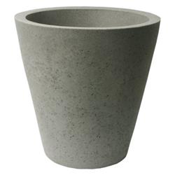 89807 20.5 X 20 In. Crete Self Watering Planter - Concrete Texture - Taupestone