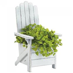 10018012 Wood Adirondack Chair Planter
