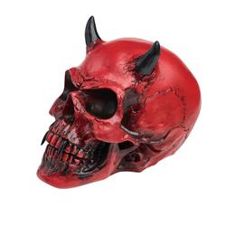 V43 Crimson Demon Skull