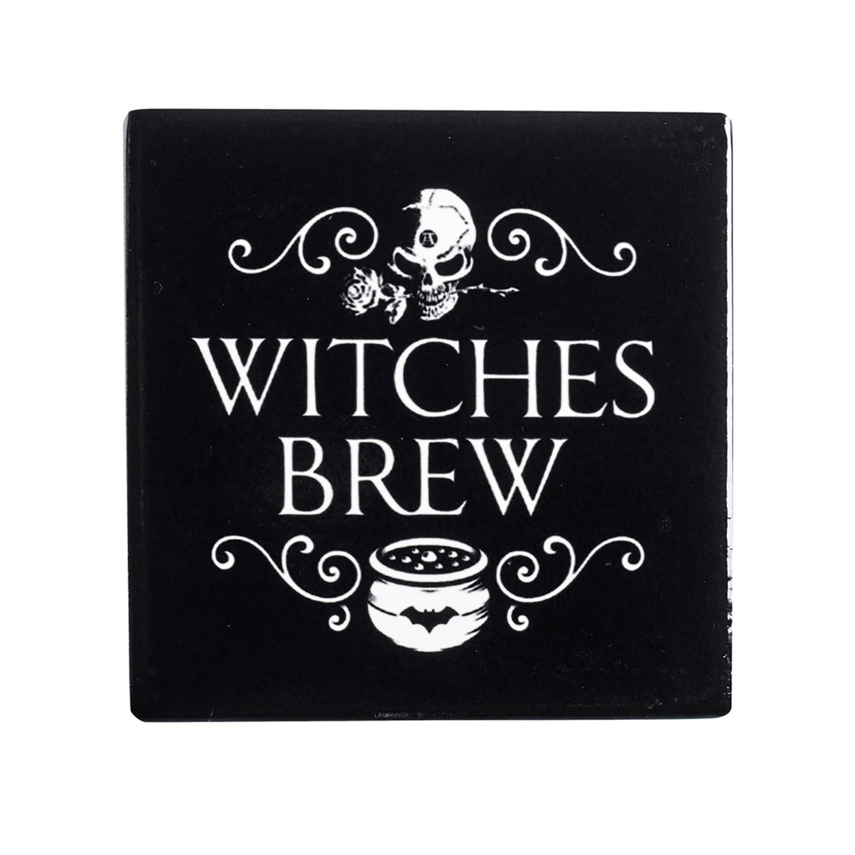Cc6 Ceramic Witches Brew Individual Coaster