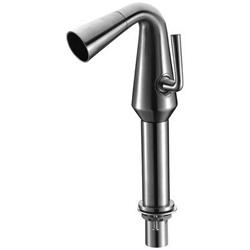 Ab1792 - Bn Single Hole Tall Cone Waterfall Bathroom Faucet, Brushed Nickel