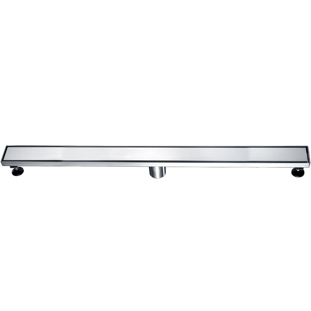 Abld36b 36 In. Modern Stainless Steel Linear Shower Drain With Solid Cover