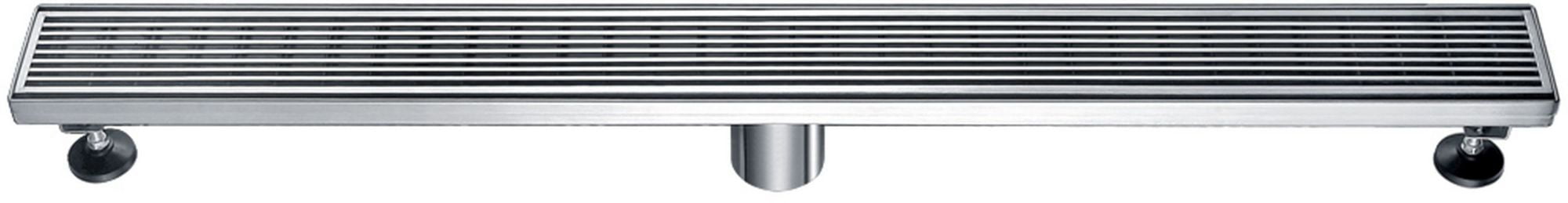 Abld32d 32 In. Modern Stainless Steel Linear Shower Drain With Groove Lines