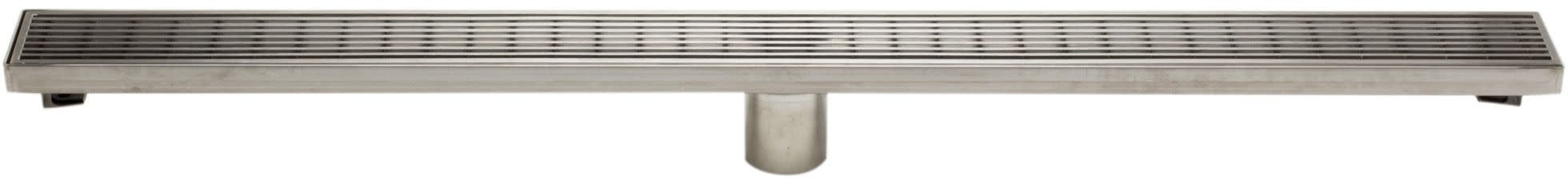 Abld36d 36 In. Modern Stainless Steel Linear Shower Drain With Groove Lines