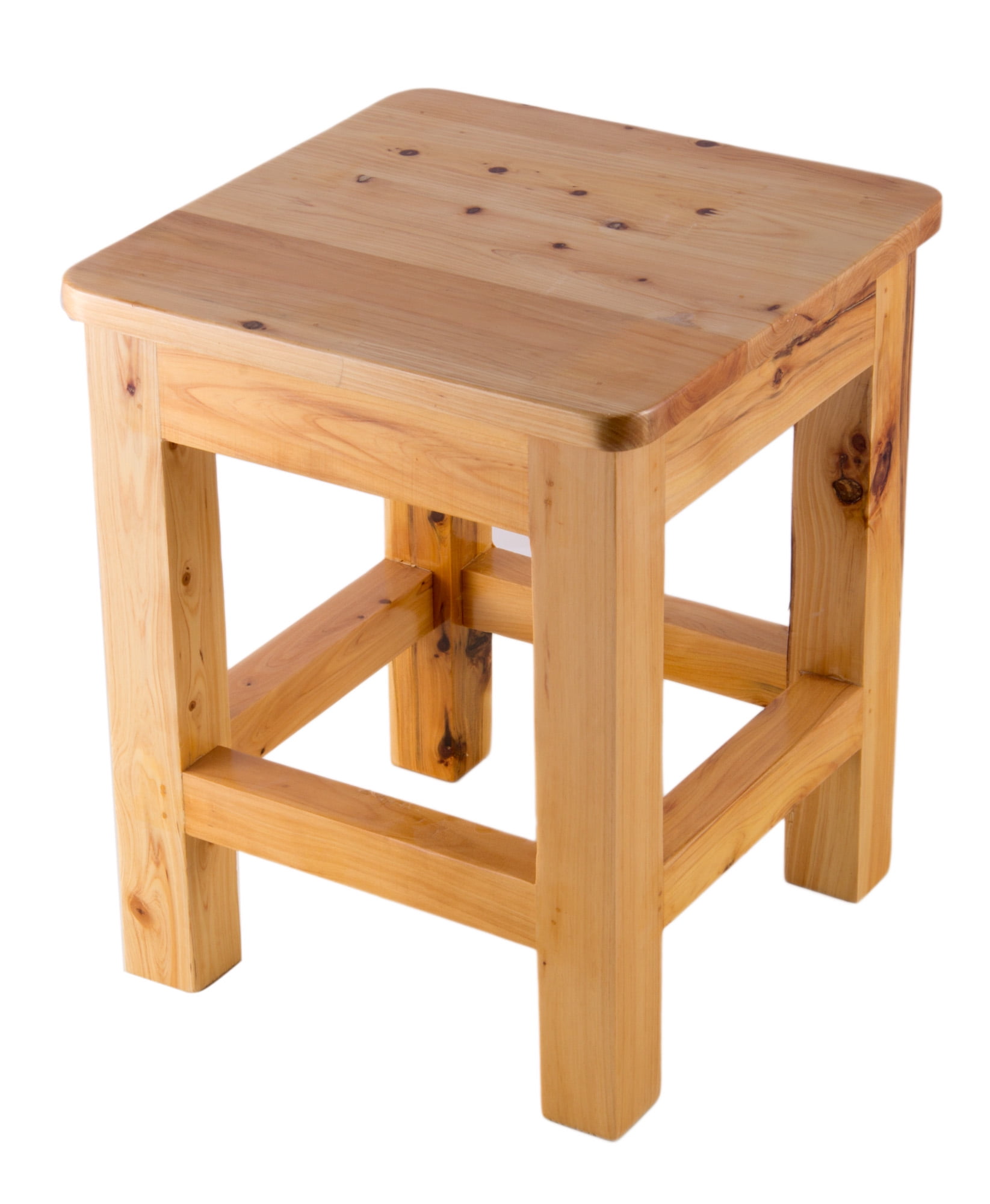 10 X 10 In. Square Wooden Bench & Stool Multi-purpose Accessory