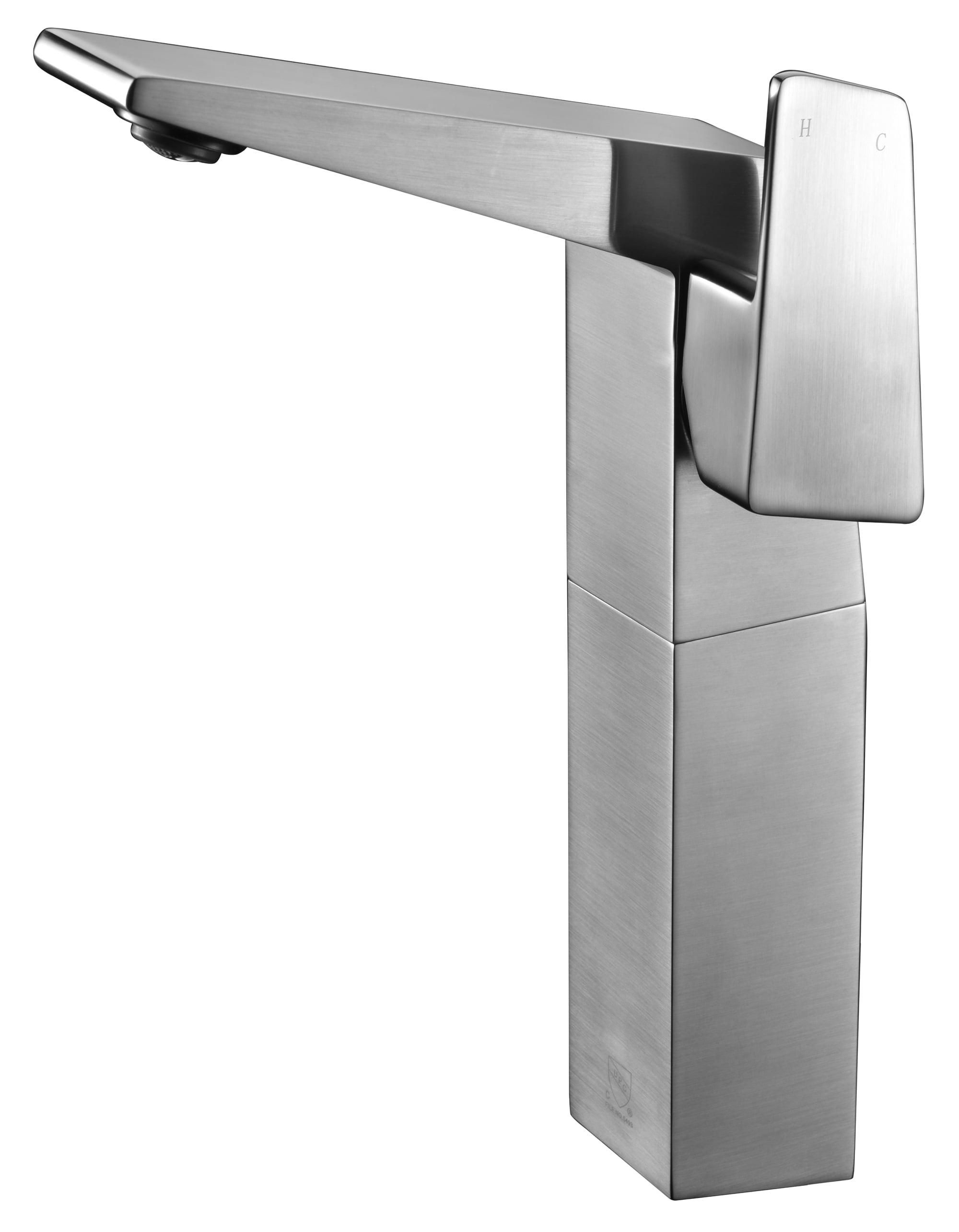 Ab1475-bn Brushed Nickel Single Hole Tall Bathroom Faucet