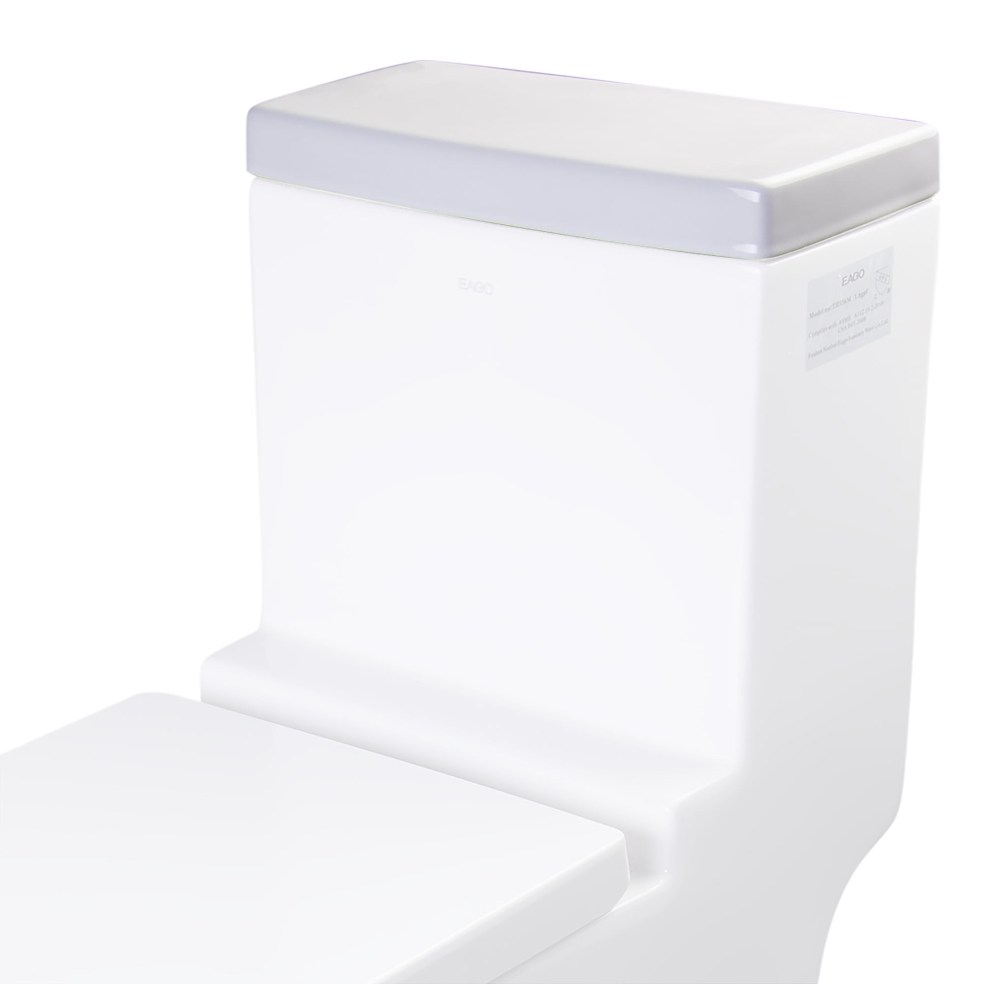 Replacement Ceramic Toilet Lid, White For Tb326