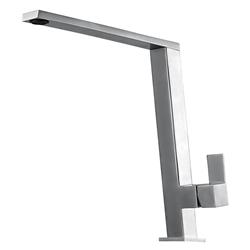 Ab2047-bss Square Modern Brushed Stainless Steel Kitchen Faucet
