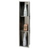Abn0836-bss 8 X 36 In. Brushed Stainless Steel Vertical Triple Shelf Bath Shower Niche - Grey