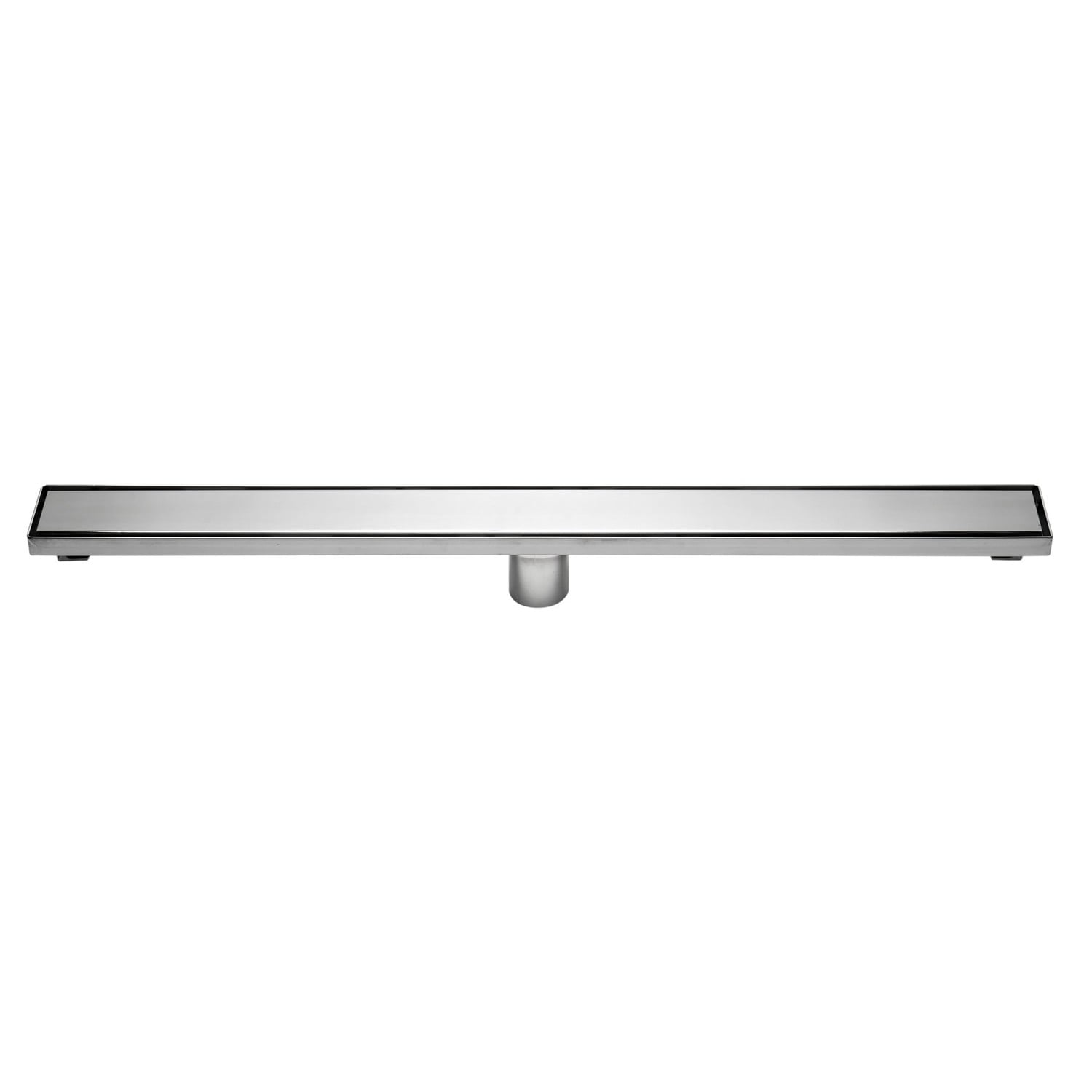 Abld32b-pss Modern Polished Stainless Steel Linear Shower Drain With Solid Cover - 32 In.