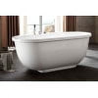 Am128etl 6 Ft. Acrylic White Whirlpool Bathtub With Fixtures
