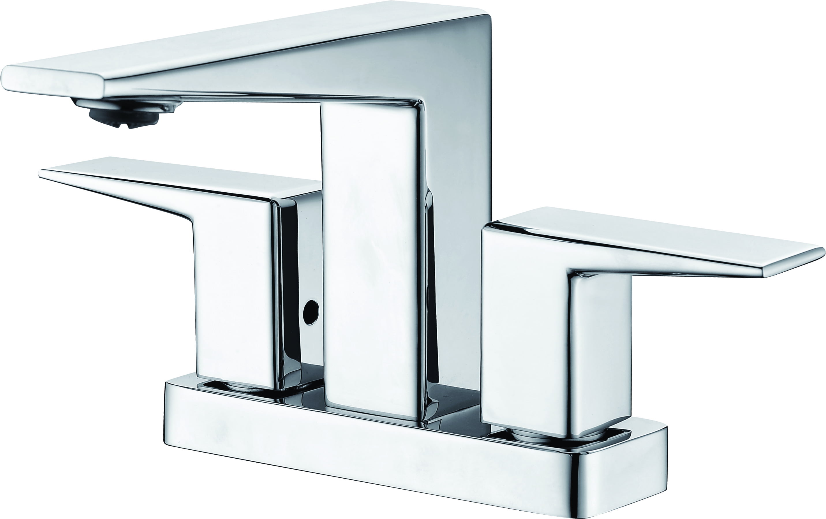 Ab1020-pc 4 In. Two-handle Centerset Bathroom Faucet - Polished Chrome
