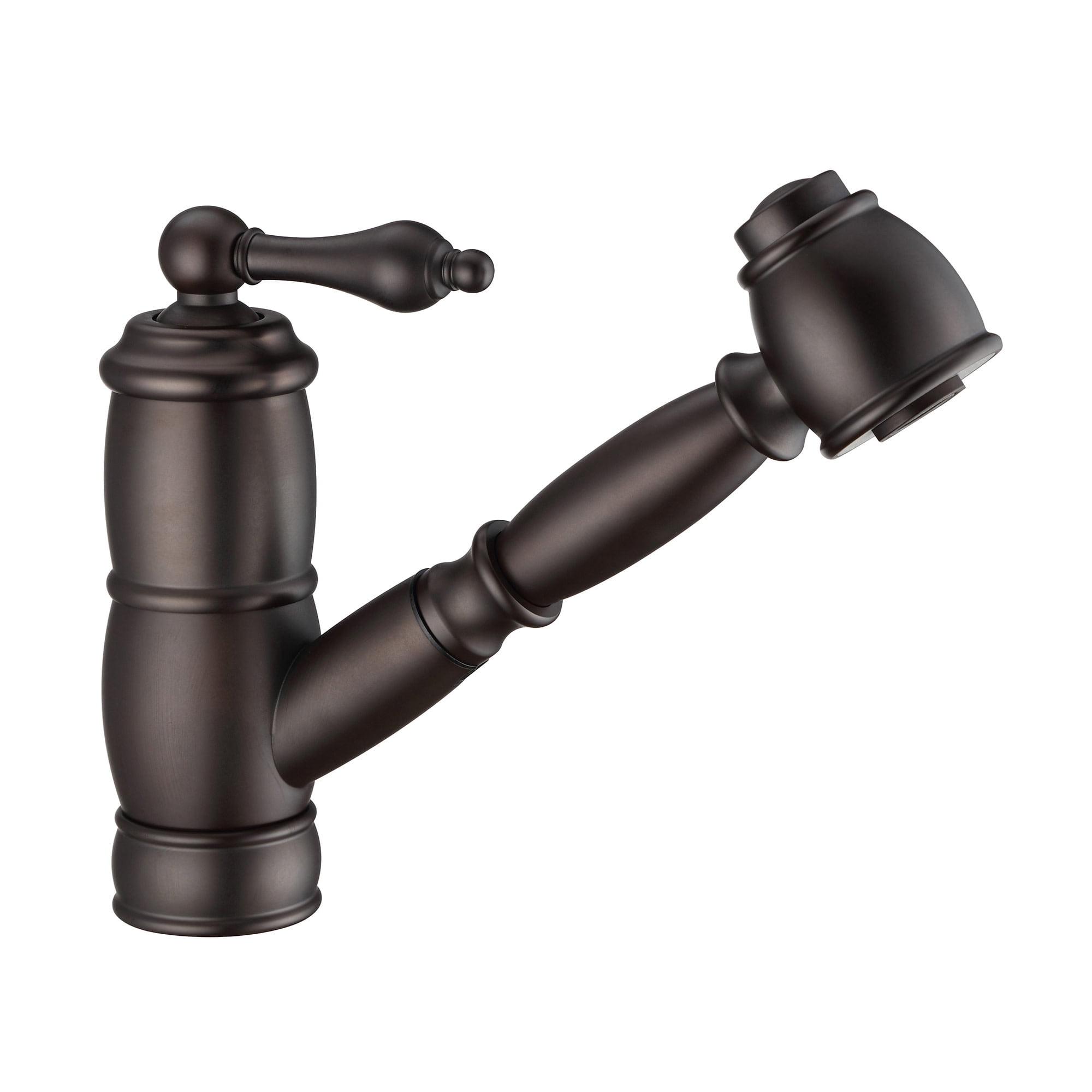 Whkpsl3-2222-nt-orb Vintage Iii Plus Single Hole & Single Lever Faucet With A Pull-out Spray Head - Oil Rubbed Bronze