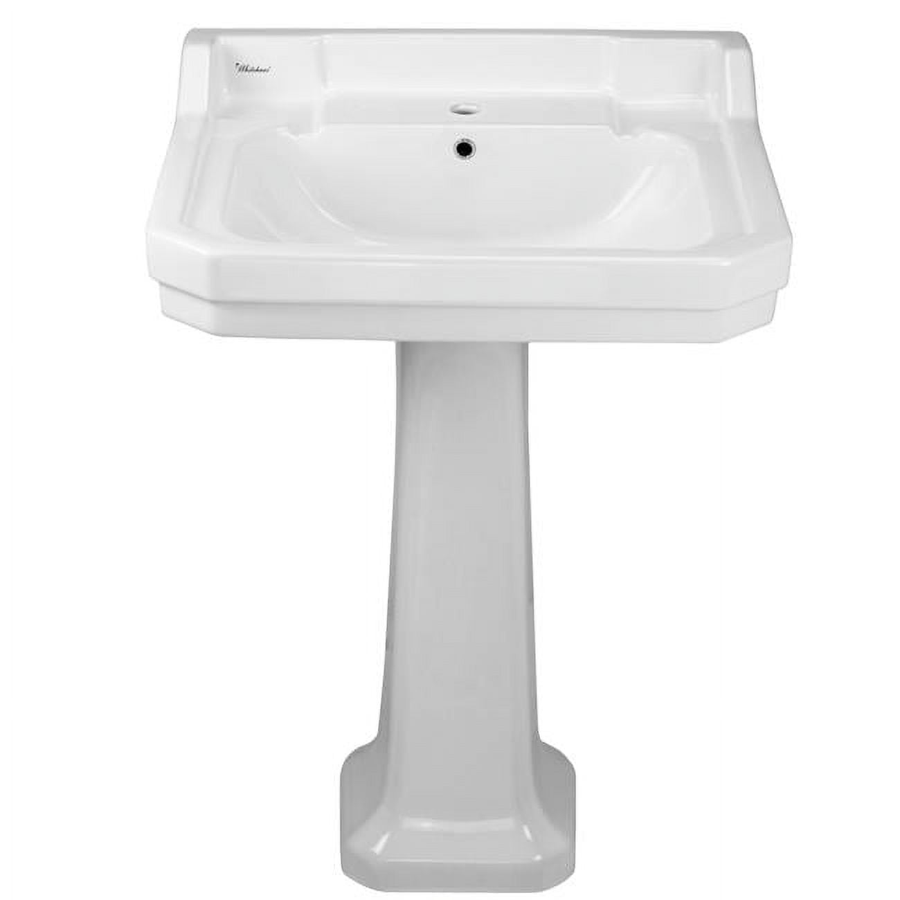 B112l-p Isabella Collection Large & Traditional Pedestal With An Integrated Rectangular Bowl