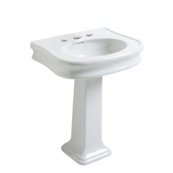 La10-la03-3h Isabella Collection Large & Traditional China Pedestal With Integrated Oval Bowl