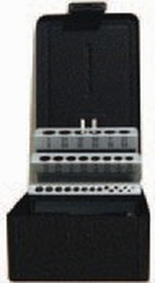 090940 0.06 to 0.5 in. by 64ths Metal Drill Index - Black Oxide - 115 Piece