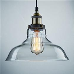 0.9 In. Pendant Hanging Ceiling Light - Vintage Style Glass