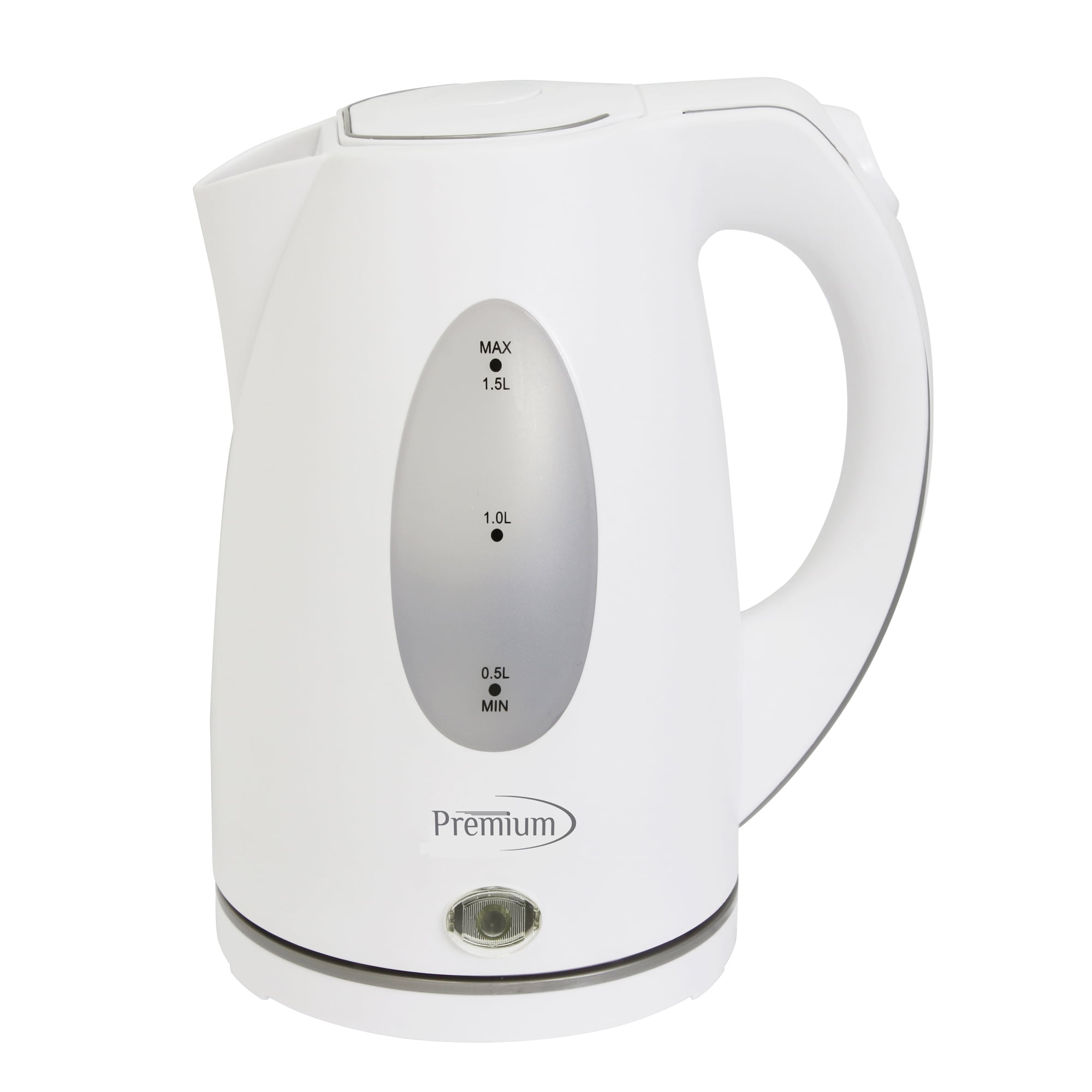 Precision Trading Ptk5156 Stainless Steel Electric Tea Kettle, Black & Silver