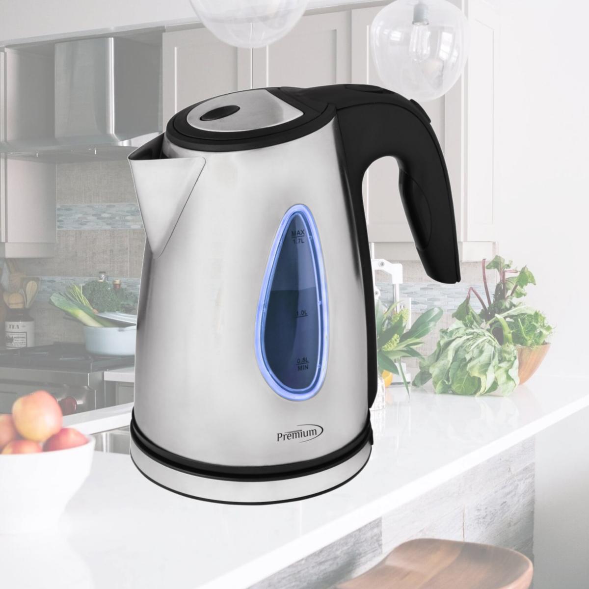 Picture of Precision Trading PTK5179 1.8 Qt. Stainless Steel Electric Tea Kettle