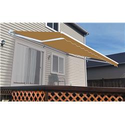 Awm10x8sand31-unb 10 X 8 Ft. Retractable Outdoor Motorized Patio Awning, Sand