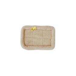Pcm01-unb 16 X 10 X 2 Ft. Small Soft Plush Comfy Pet Bed Cushion Mat For Dogs Cats, Beige